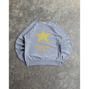 Modern Vanson Leather Japanese Archive Star Grey Crewneck